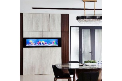 SEAZONE Wall Mounted Aquarium - Crystal Black