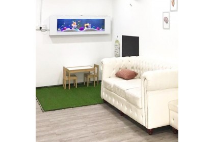 SEAZONE Wall Mounted Aquarium - Crystal White