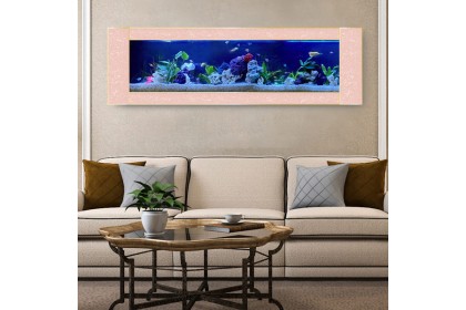 SEAZONE Wall Mounted Aquarium - Royal Gold